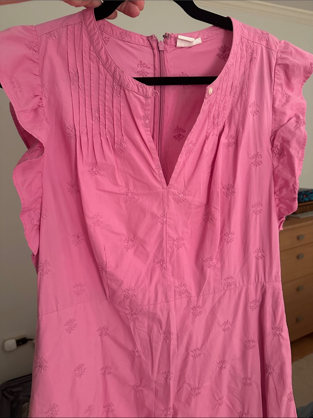 GAP Pink Ruffled Tiered Maxi Dress - Picture 7 of 8